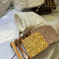 Soap Kit (Soap dish, Soap saver pad and Exfoliating glove)